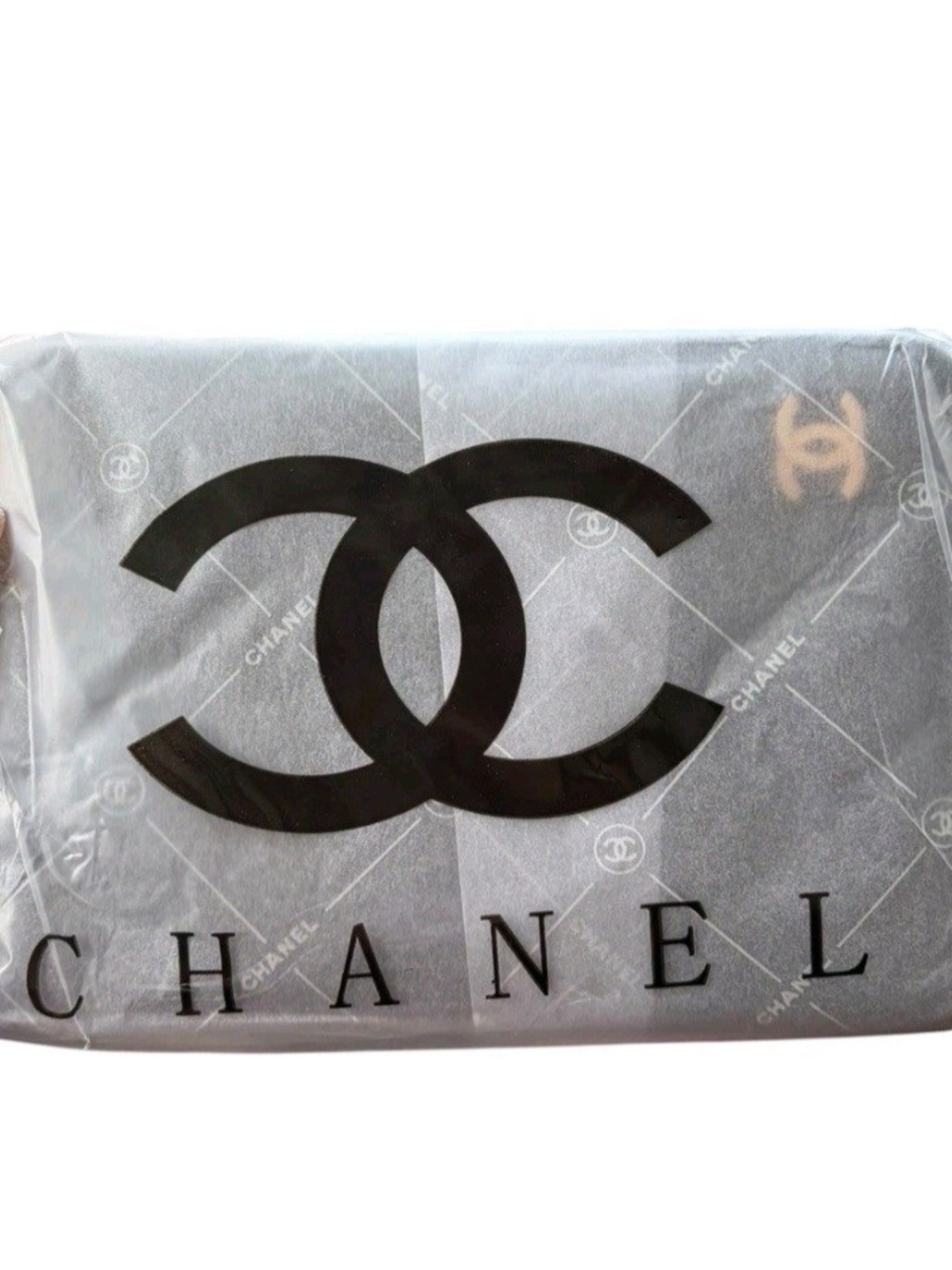 Beaute Black Quilted Wallet Or Passport with Gold Accent - Picture 6 of 7